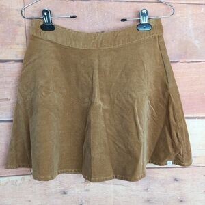 Vintage ELEMENT Y2k corduroy stretch A-line Mini skirt size 25